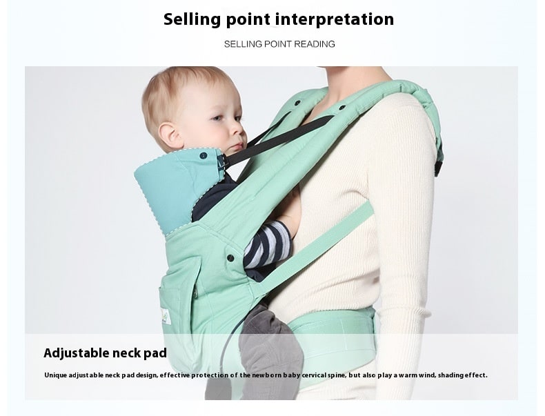 Baby Strap Simple Baby Horizontally Holding Style Front And Back Two Use view 10