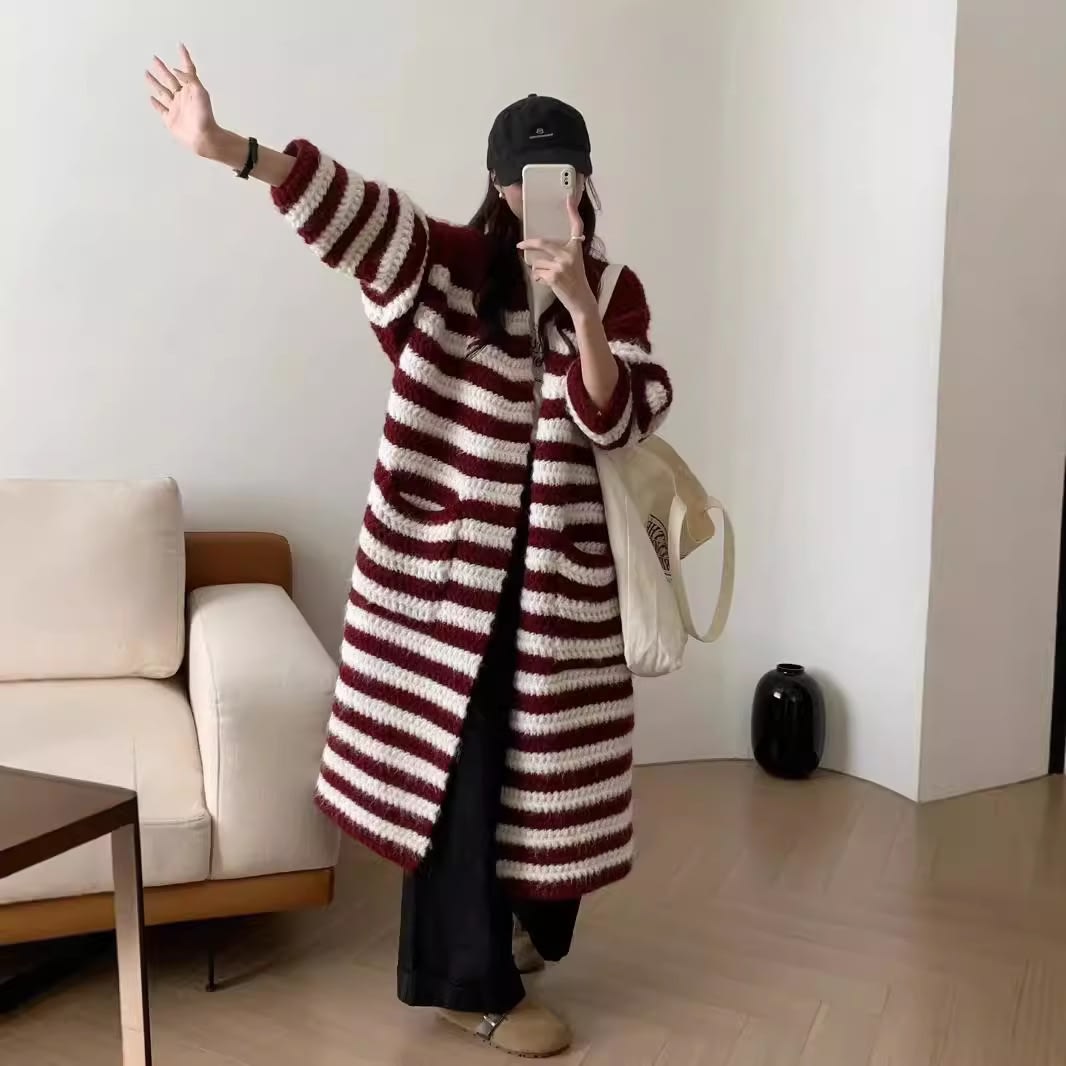 Loose And Lazy Style Sweater Coat Female Autumn Design Blouse view 2