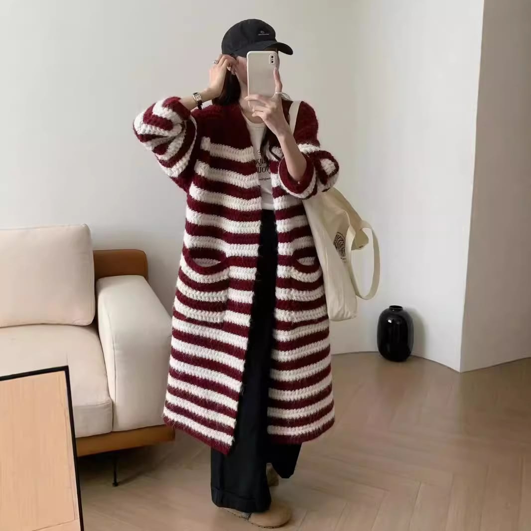 Loose And Lazy Style Sweater Coat Female Autumn Design Blouse view 3