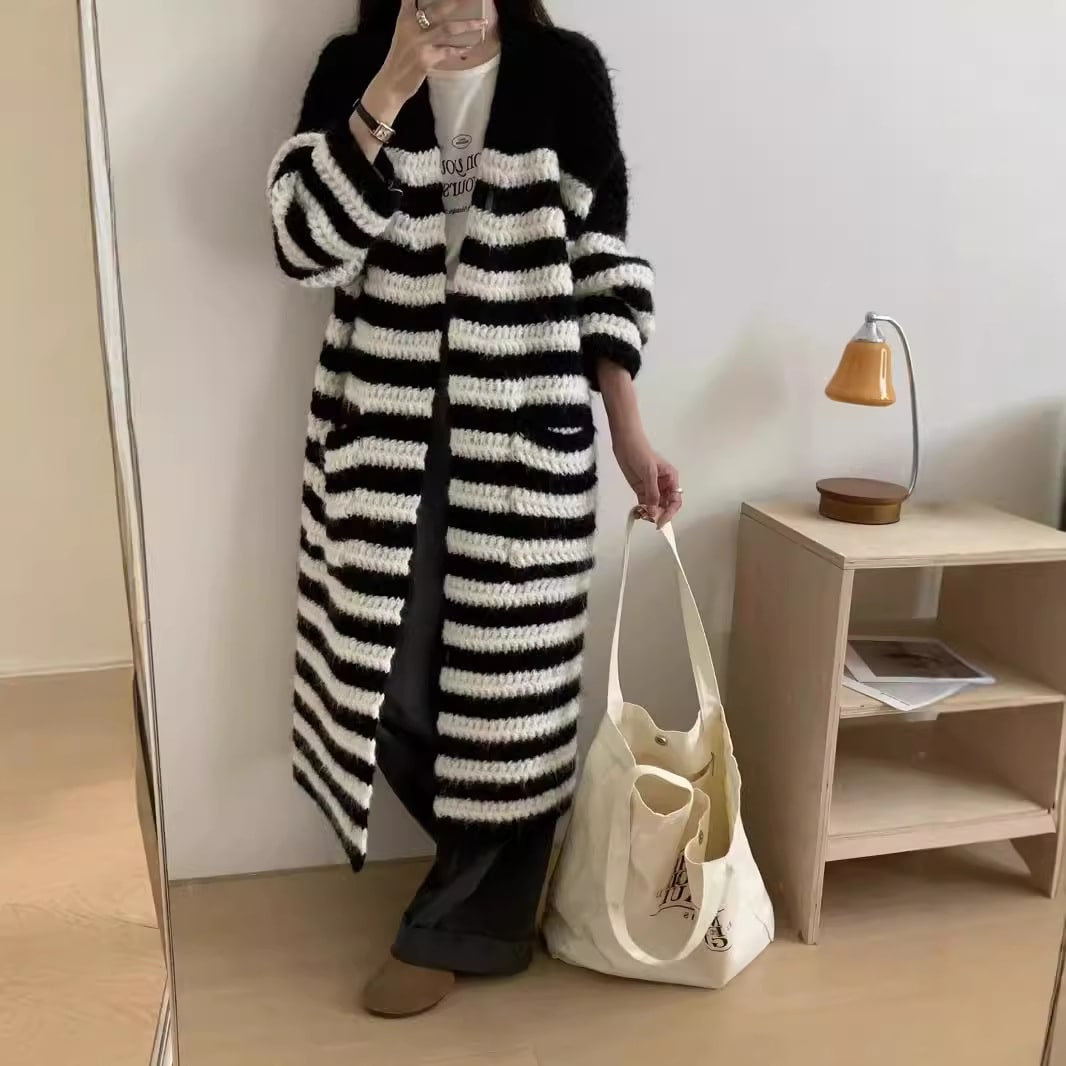 Loose And Lazy Style Sweater Coat Female Autumn Design Blouse view 7