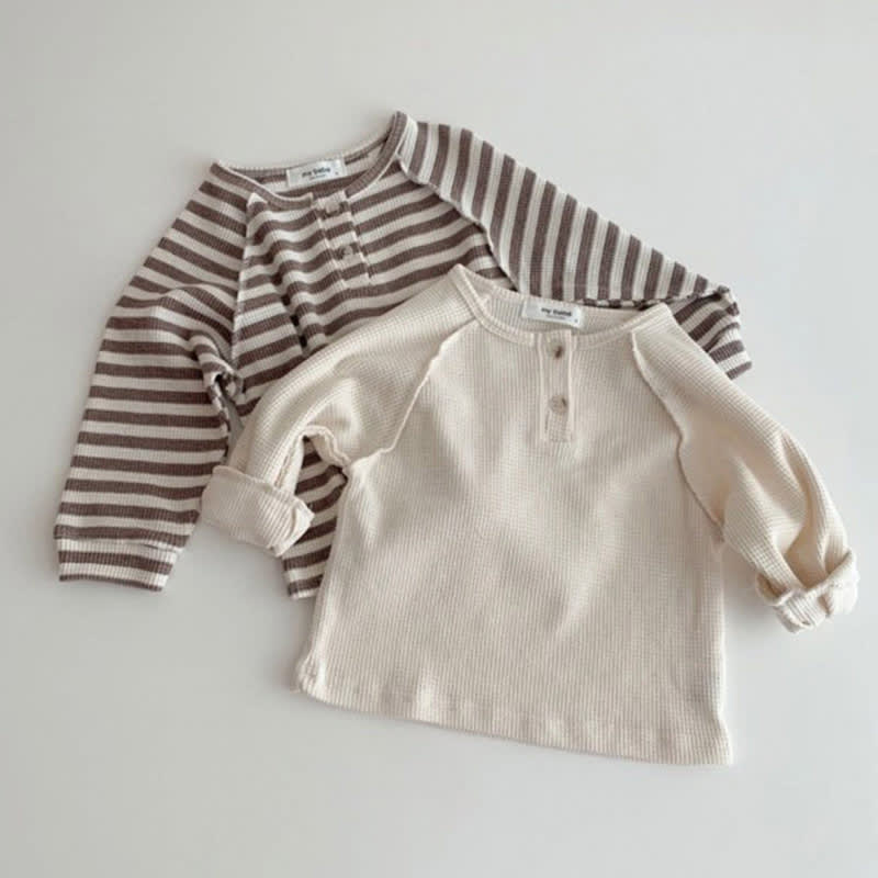 Casual All-matching Striped Top Simple view 2