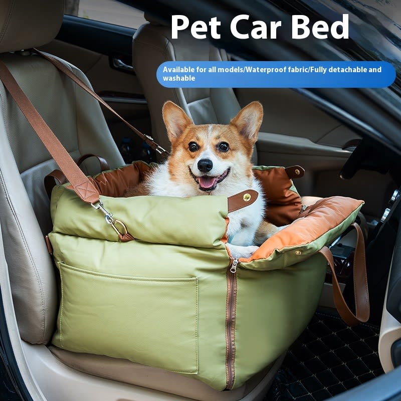Portable Car Kennel Anti-dirty Removable And Washable Pet Safety Chair view 7