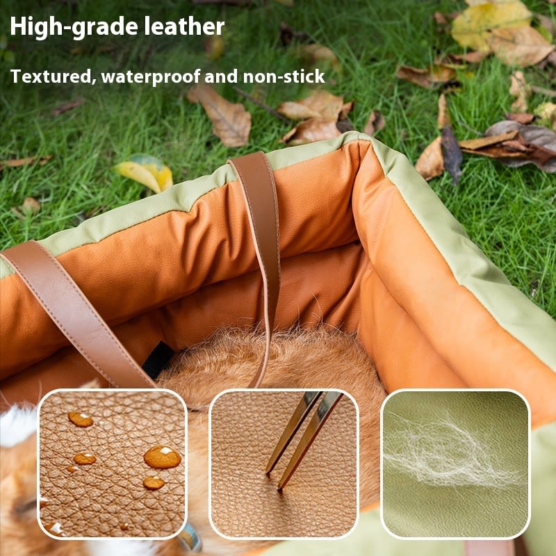 Portable Car Kennel Anti-dirty Removable And Washable Pet Safety Chair view 3