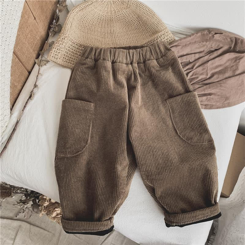 Warm Casual Pants Boys And Girls Trousers view 4