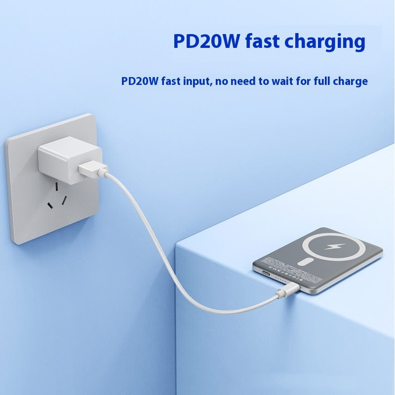 Magnetic Wireless Power Bank Mobile Power Supply view 6