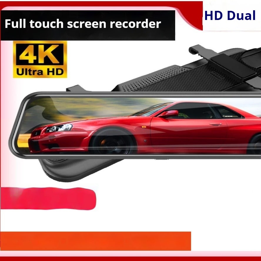 HD 1080p Dual Lens Rearview Mirror Recorder view 2