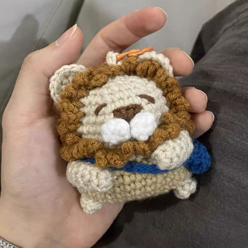 Key Ring Pendant Pendant Material Package Handmade Diy Wool Crochet Cartoon Figurine Doll view 11
