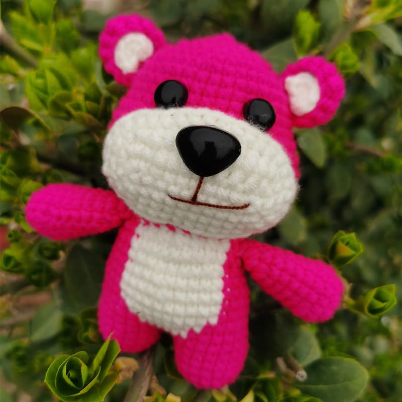 Key Ring Pendant Pendant Material Package Handmade Diy Wool Crochet Cartoon Figurine Doll view 6