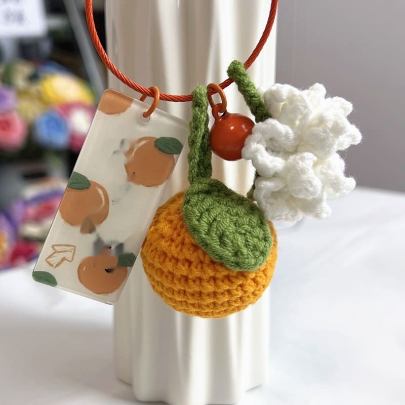 Key Ring Pendant Pendant Material Package Handmade Diy Wool Crochet Cartoon Figurine Doll view 15