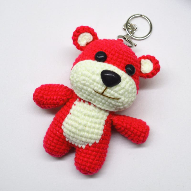 Key Ring Pendant Pendant Material Package Handmade Diy Wool Crochet Cartoon Figurine Doll view 27