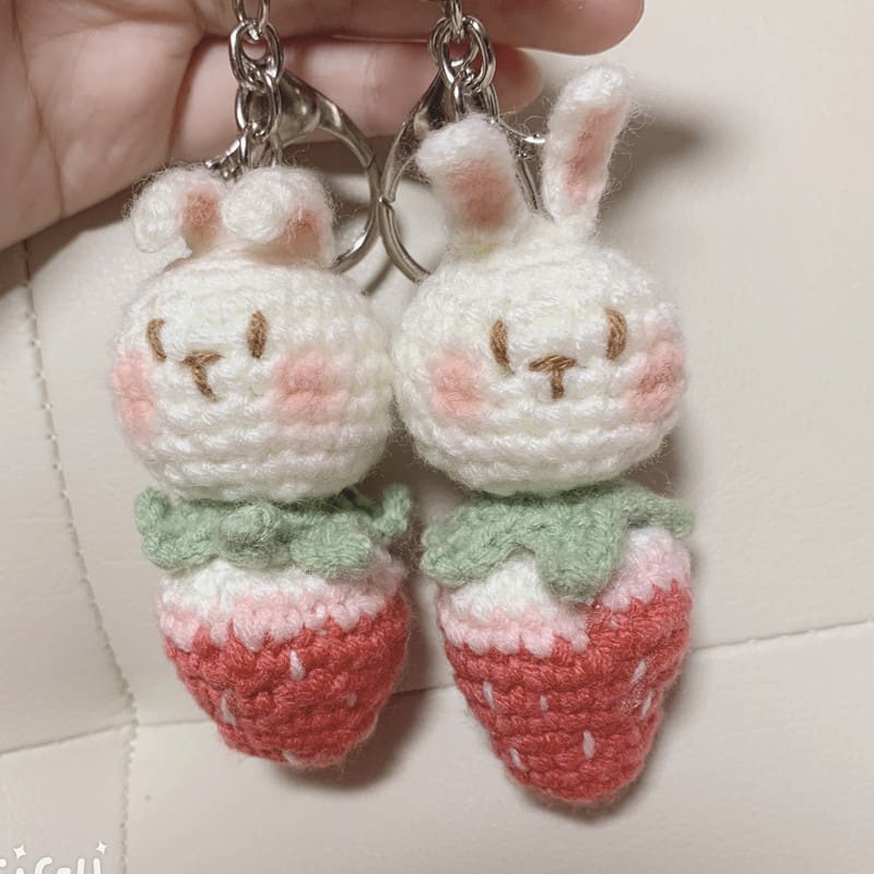 Key Ring Pendant Pendant Material Package Handmade Diy Wool Crochet Cartoon Figurine Doll view 8