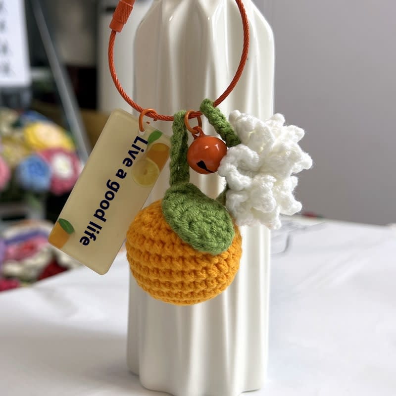 Key Ring Pendant Pendant Material Package Handmade Diy Wool Crochet Cartoon Figurine Doll view 17