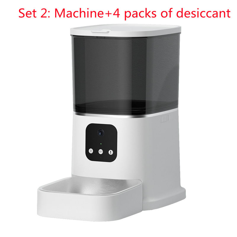 Pet Automatic Feeder Large Capacity Smart Voice Recorder APP Control Timer Feeding Cat Dog Food Dispenser With WiFi Pet Bo view 5