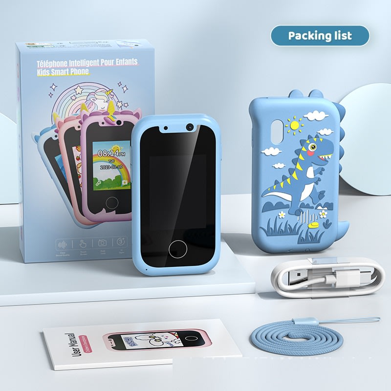 Early Childhood Education Photo Video Game Mini Bear Handheld Touch Mobile Phone Camera view 6