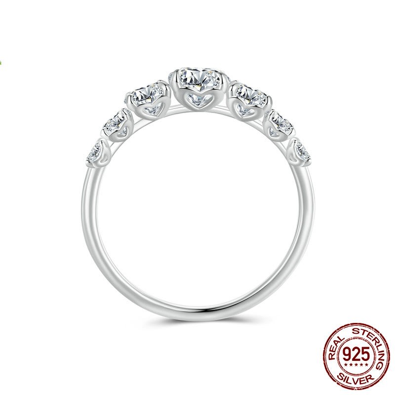 50 Points Moissanite Ring Proposal view 4