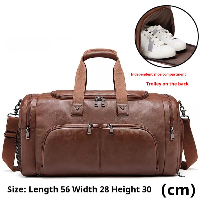 Men's Portable Travel Bag Crossbody Business Short Distance Business Bag Large Capacity view 6