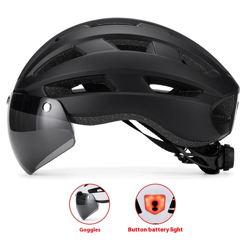 Magnetic Suction Goggles Unisex Mountain Highway Color Changing Cycling Bicycle Helmet view 9
