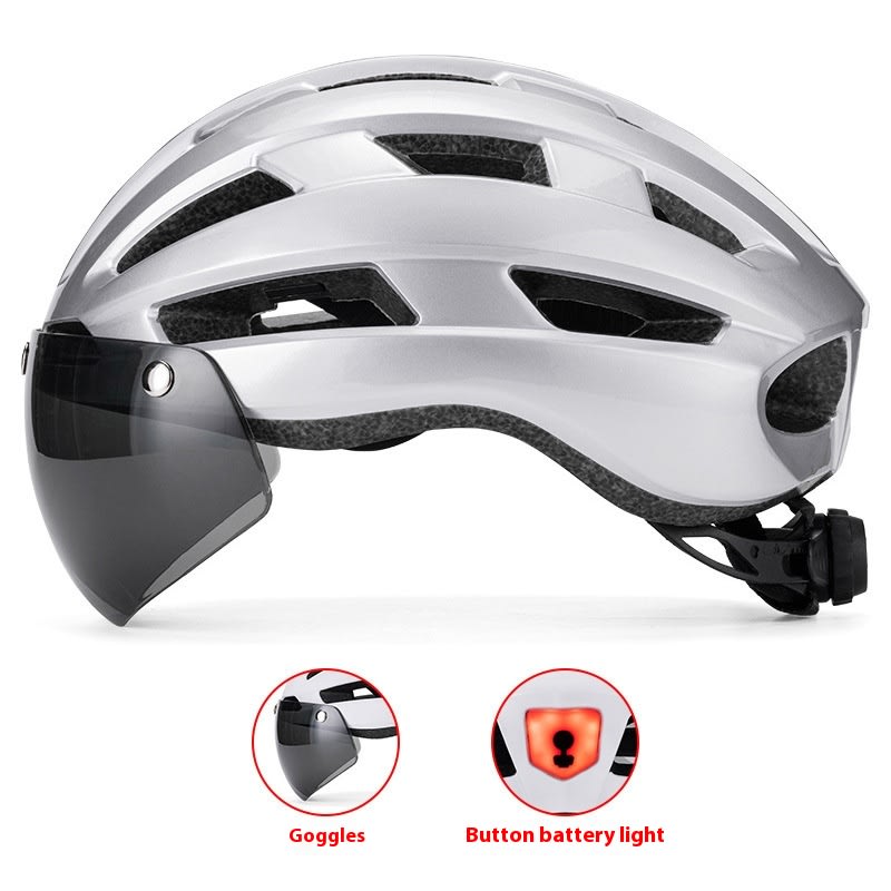 Magnetic Suction Goggles Unisex Mountain Highway Color Changing Cycling Bicycle Helmet view 15