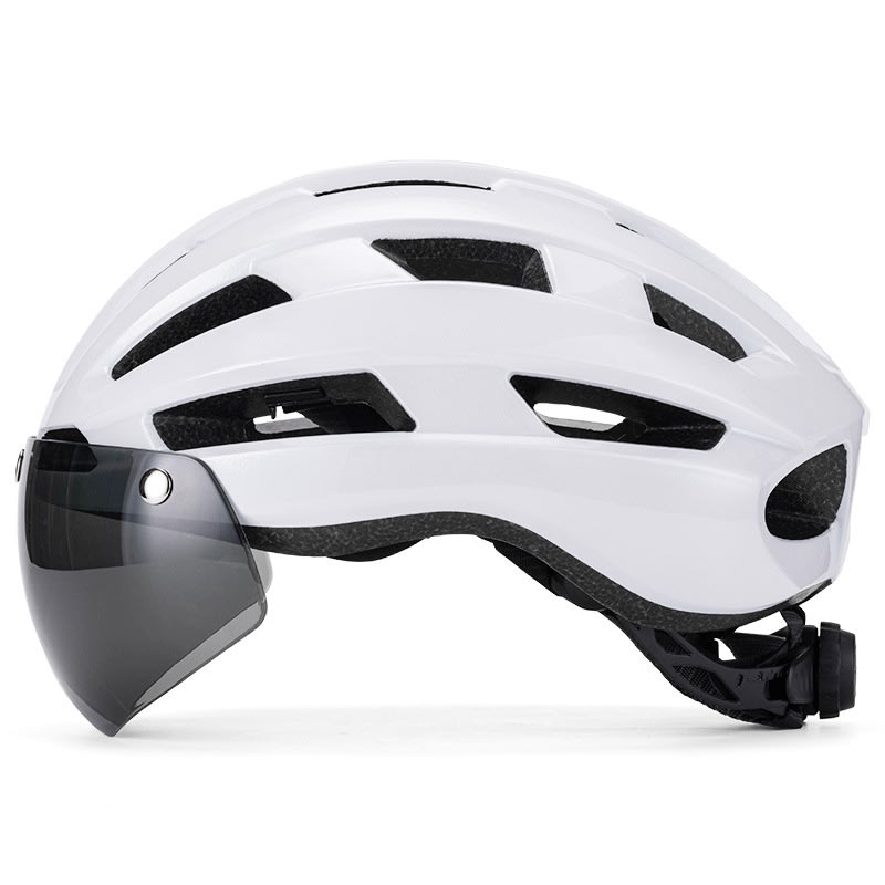 Magnetic Suction Goggles Unisex Mountain Highway Color Changing Cycling Bicycle Helmet view 2