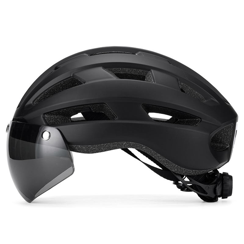 Magnetic Suction Goggles Unisex Mountain Highway Color Changing Cycling Bicycle Helmet view 4