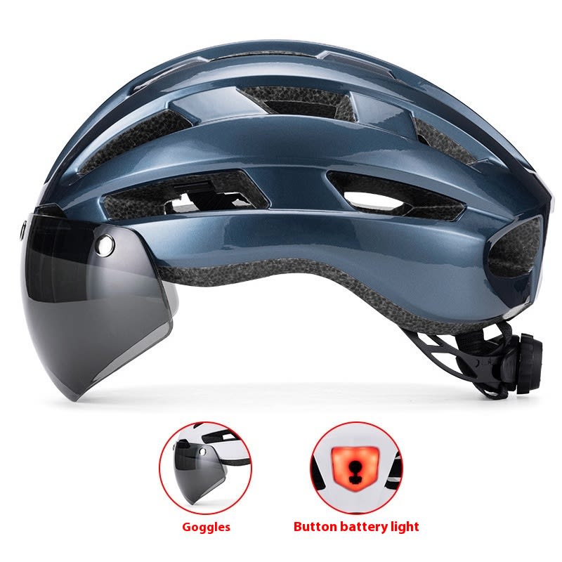 Magnetic Suction Goggles Unisex Mountain Highway Color Changing Cycling Bicycle Helmet view 30