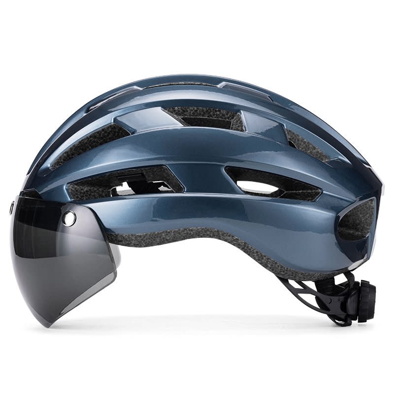 Magnetic Suction Goggles Unisex Mountain Highway Color Changing Cycling Bicycle Helmet view 11