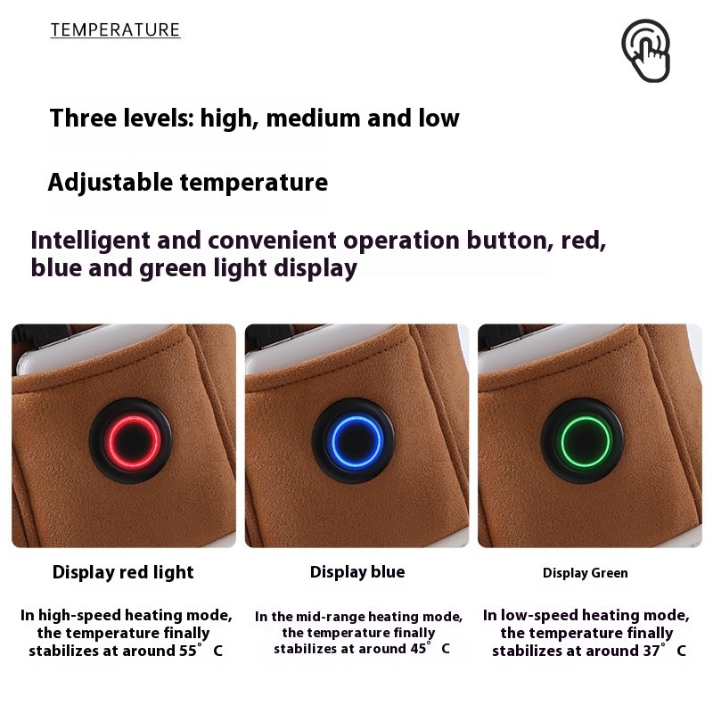 Electric Heating Shoes Rechargeable Foot Warmer Artifact Heating Home Shoes Winter Warm Temperature Regulating Cotton Shoes view 4