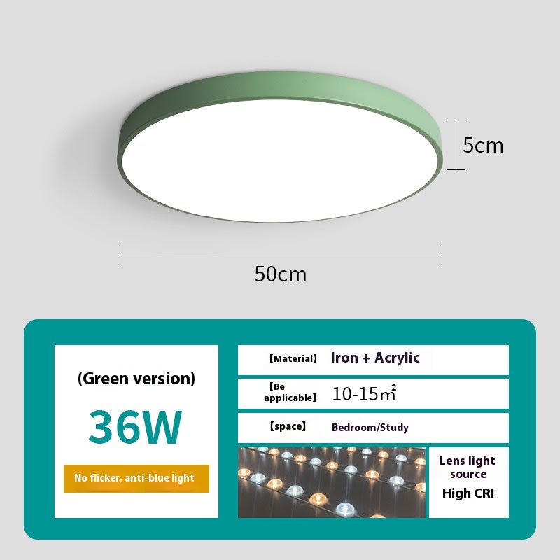 Led Ceiling Light Simple Living Room Round Nail Lamp For Domestic Use view 28
