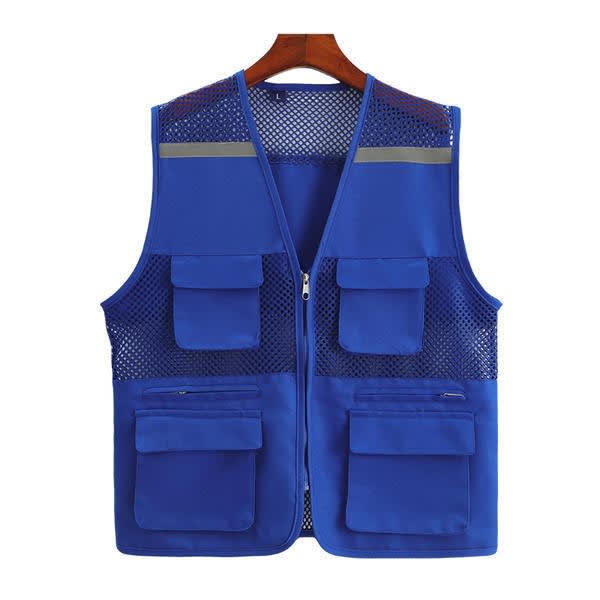 Adult Children's Clothing Multi-pocket Reflective Waistcoat view 13