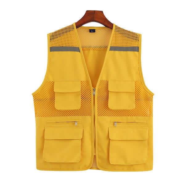 Adult Children's Clothing Multi-pocket Reflective Waistcoat