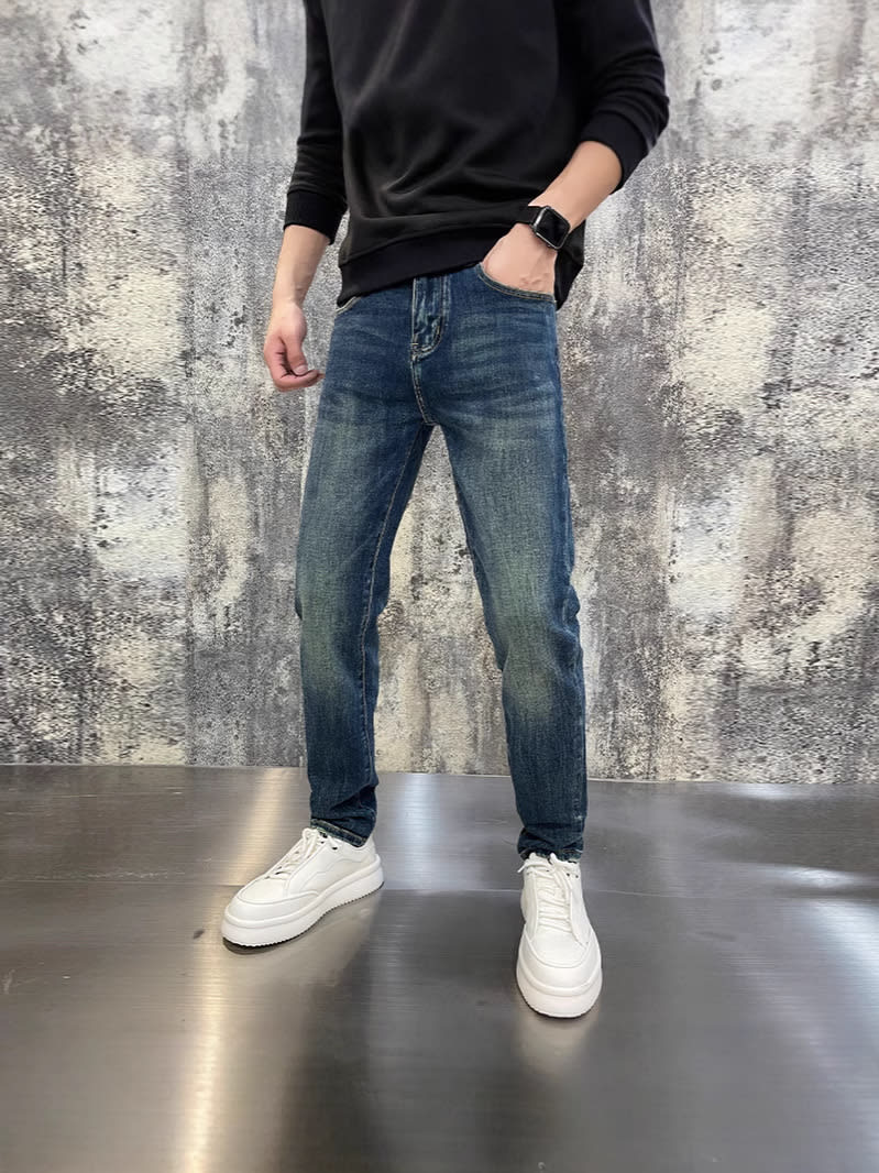 Men's Fashion Personalized Stretch All-matching Trousers view 5