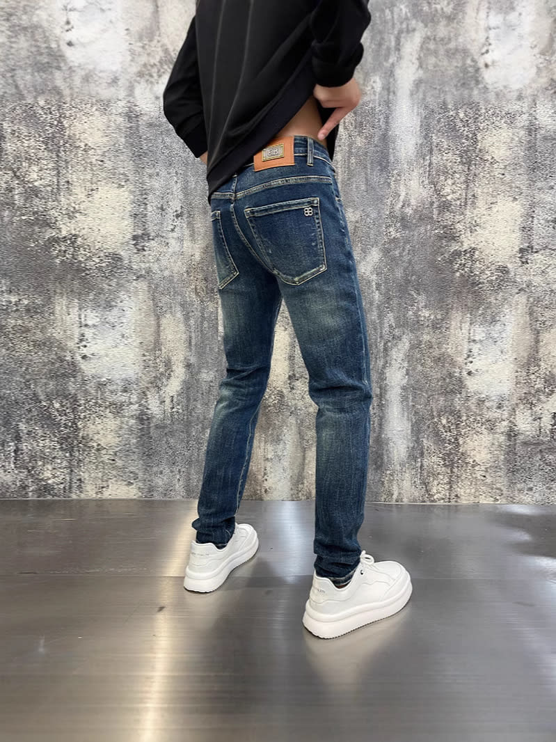 Men's Fashion Personalized Stretch All-matching Trousers view 6