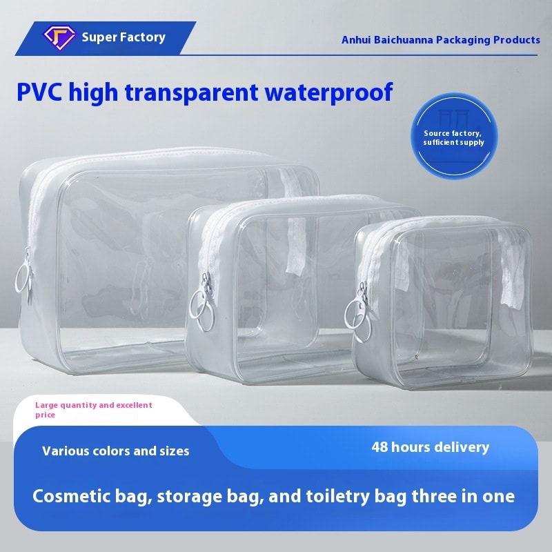 High Transparent Waterproof Travel Multi-functional Large Capacity Storage Bag view 4