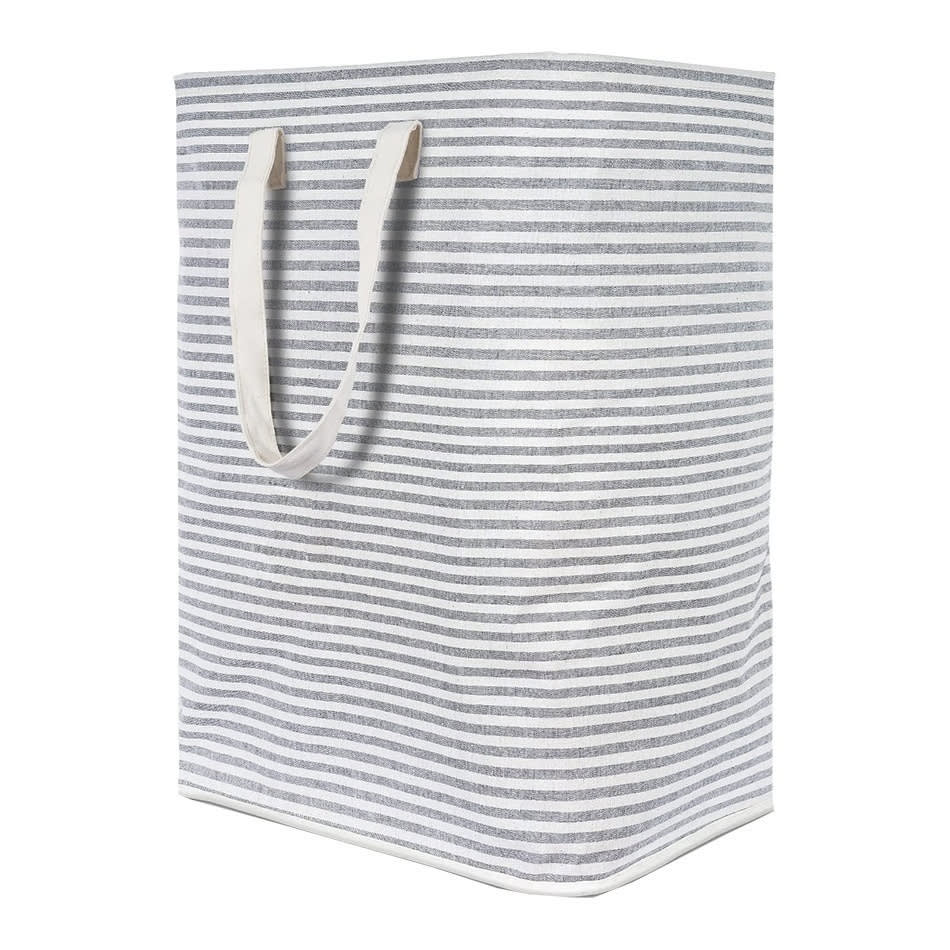 Foldable Moisture-proof Stripes Laundry Basket Dirty Clothes Basket Laundry Basket view 8