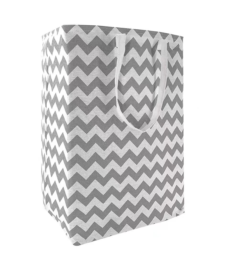 Foldable Moisture-proof Stripes Laundry Basket Dirty Clothes Basket Laundry Basket view 12