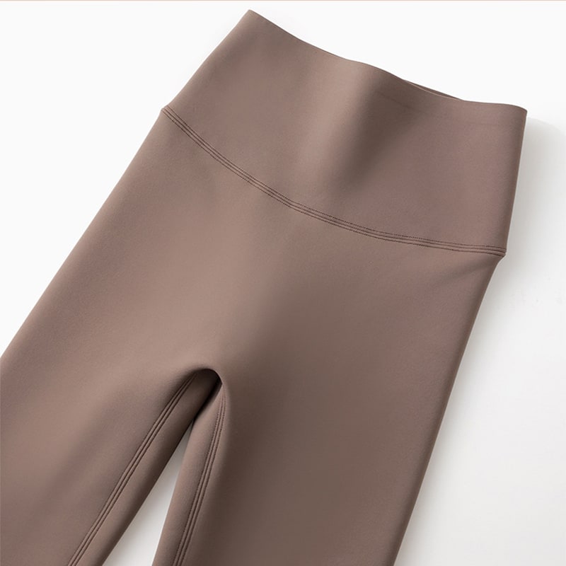 High Waist Cashmere Leggings Winter Warm Solid Plush Pants Fashion Slim Trousers Women Clothing view 2