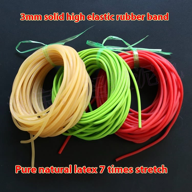 Solid Rubber Band Slingshot Rubber Band Without Frame Solid Hose view 3