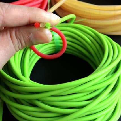 Solid Rubber Band Slingshot Rubber Band Without Frame Solid Hose view 6