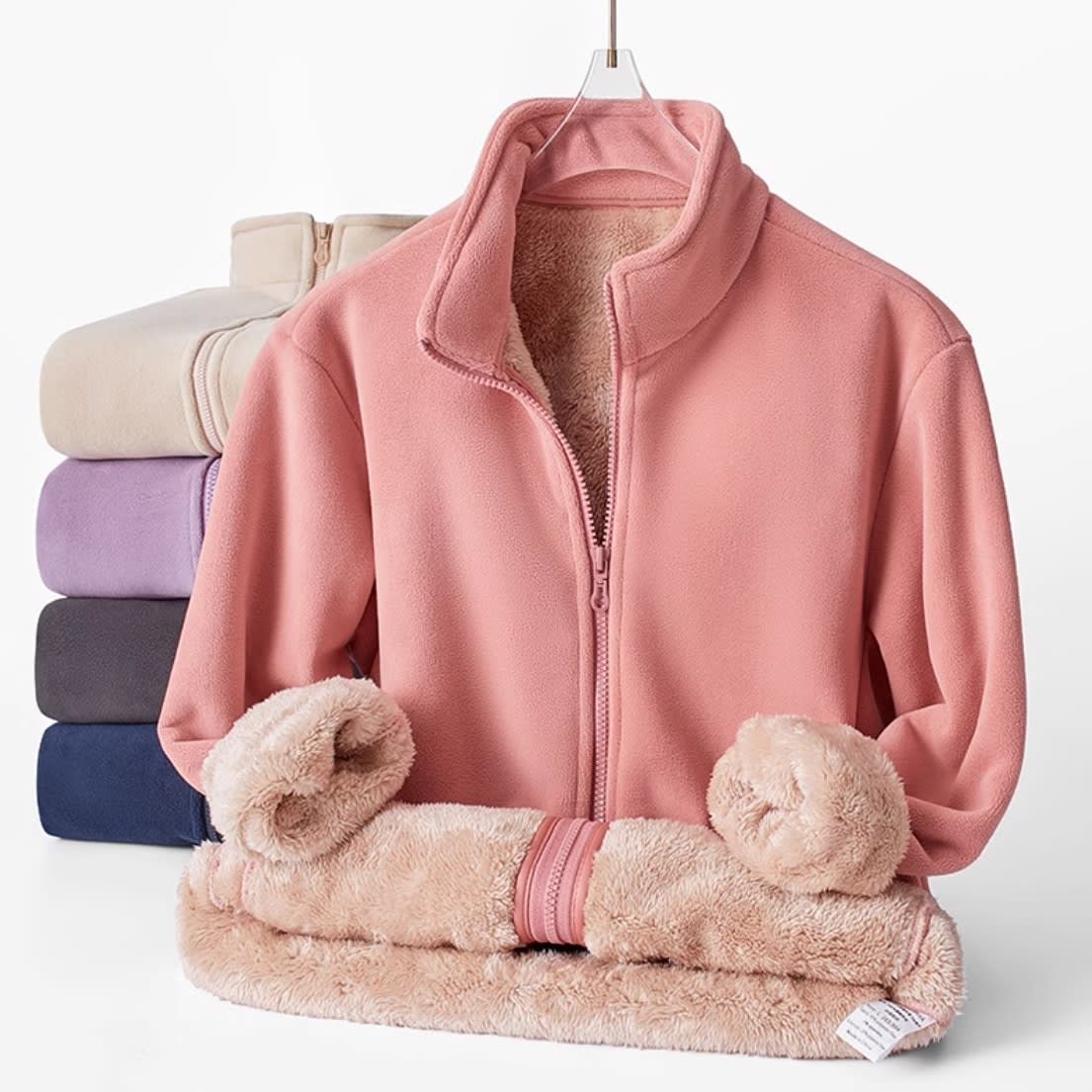 Soft And Comfortable Sports Suit Women's Sweater Fleece Casual Pants view 6