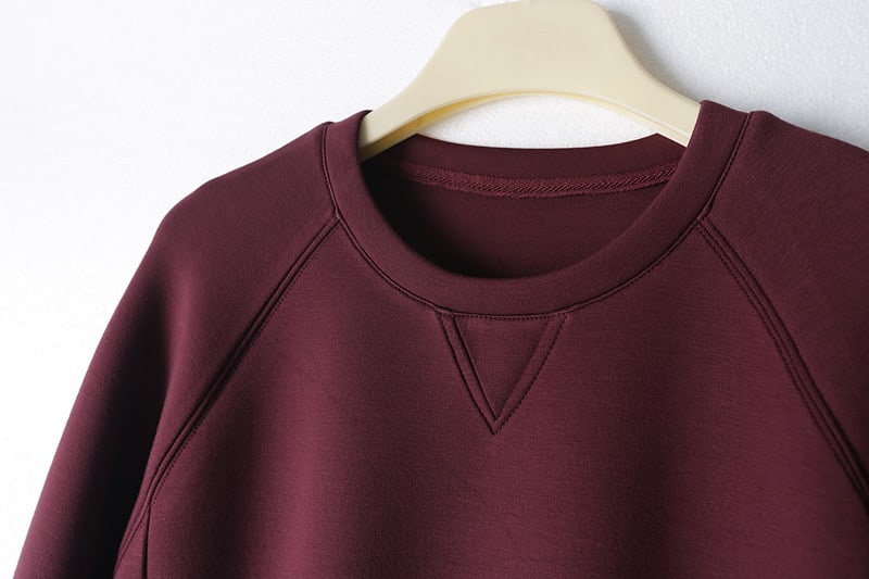 Casual Sports Suit Long-sleeved Sweater With Cropped Pants view 5