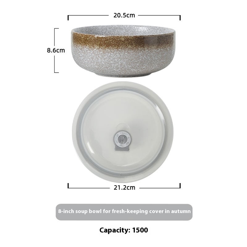 Japanese Ceramic Large Household Noodle Bowl view 19