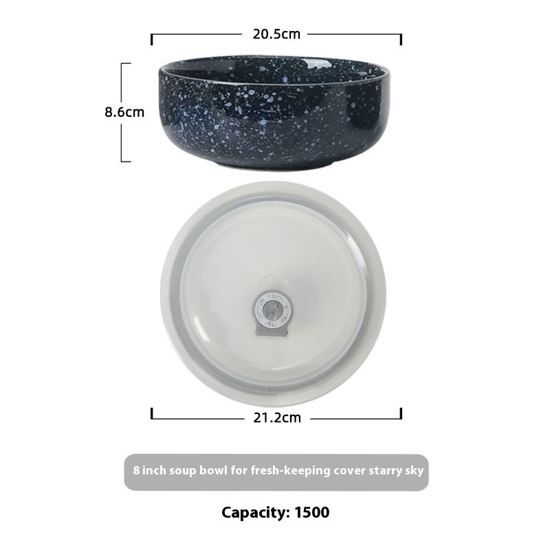 Japanese Ceramic Large Household Noodle Bowl view 16