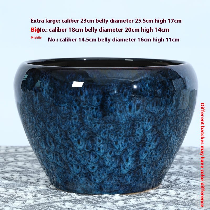 Ceramic Flowerpot Household Large Diameter view 6