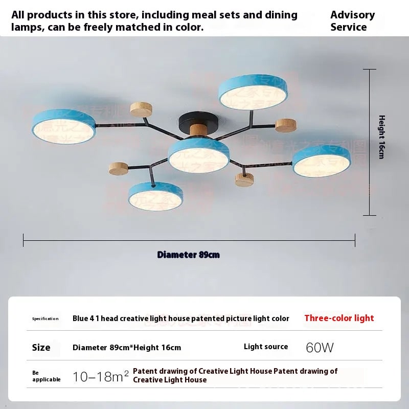 Living Room Ceiling Lamp Modern Minimalist Creative Lamps view 3