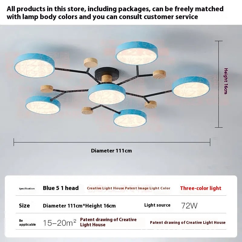 Living Room Ceiling Lamp Modern Minimalist Creative Lamps view 6