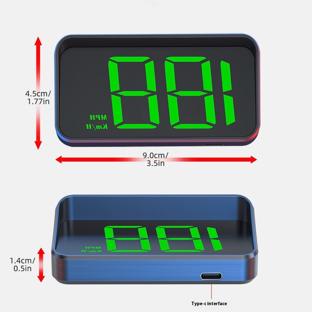 New Universal Head-up Display Car GPS Velometer view 6