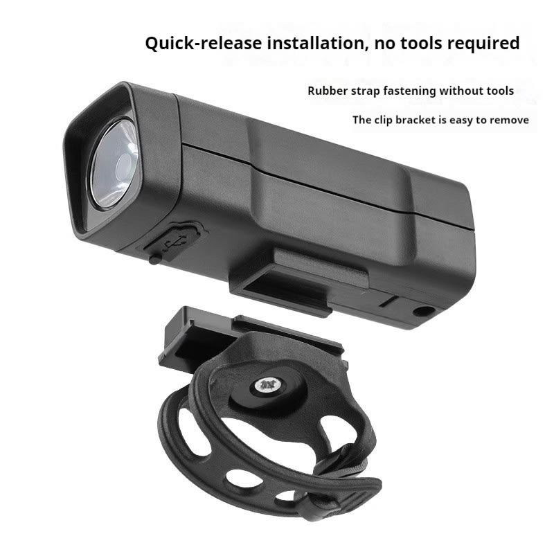 Bicycle Headlight Night Riding USB Rechargeable Outdoor Lighting Lamp view 6
