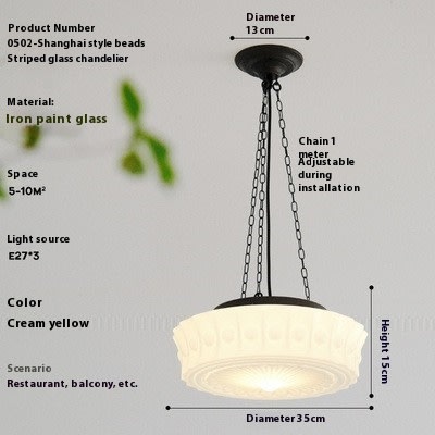 Living Room Ceiling Lamp Antique Style Aisle Restaurant Bar Chandelier view 8