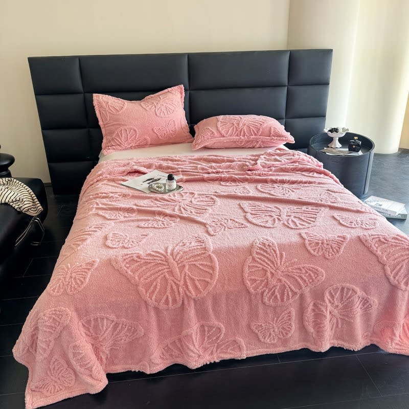 Butterfly Cotton Wool Leisure Blanket view 9