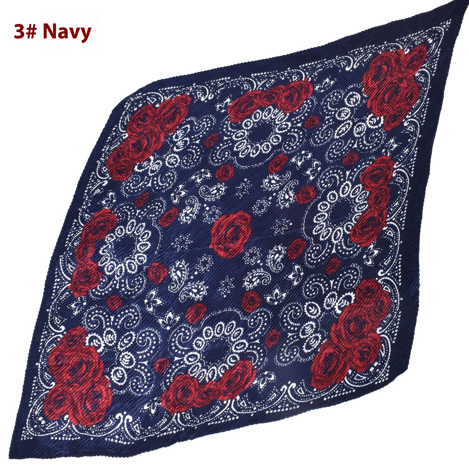 Fashion Retro Rose Pattern Large Kerchief view 2